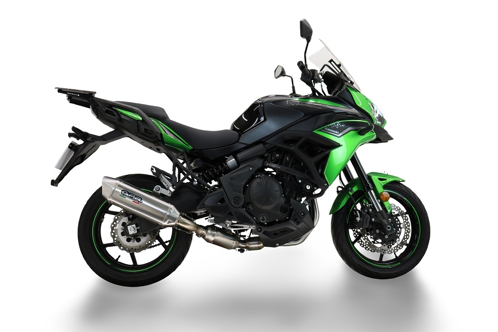 Scarico compatibile con Kawasaki Versys 650 2023-2025, Furore-X Acciaio Inox, Scarico completo omologato per il rumore,fornito con db killer,catalizzatore conforme alla revisione e collettore