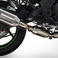 Scarico compatibile con Kawasaki Versys 650 2023-2025, Furore-X Acciaio Inox, Scarico completo omologato per il rumore,fornito con db killer,catalizzatore conforme alla revisione e collettore