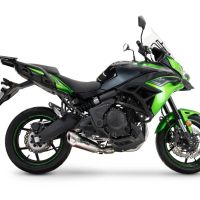 Exhaust compatible with Kawasaki Versys 650 2023-2025, GP-Revo Titanium, Racing full system exhaust, including removable db killer 