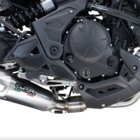 Scarico compatibile con Kawasaki Z 650 2023-2025, GP-Revo Titanium, Scarico completo racing, fornito con db killer estraibile e collettore, non conforme per uso stradale