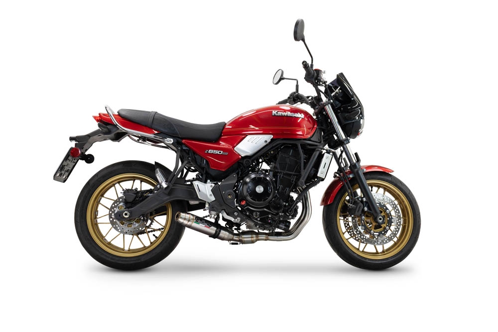 Exhaust compatible with Kawasaki Z 650 RS 2024-2025, Deeptone Inox, Racing full system exhaust 