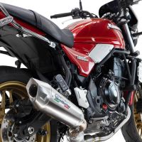 Exhaust compatible with Kawasaki Z 650 RS 2024-2025, GP-Revo Titanium, Homologated silencer for noise including full line,db killer and catalyst compliant for inspection 