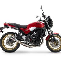 Scarico compatibile con Kawasaki Z 650 RS 2024-2025, Powercone Evo, Scarico completo omologato per il rumore,fornito con db killer,catalizzatore conforme alla revisione e collettore