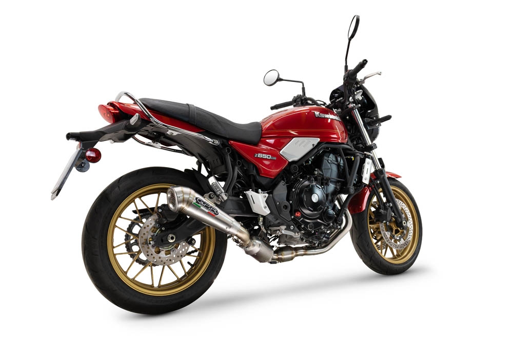 Scarico compatibile con Kawasaki Z 650 RS 2024-2025, Powercone Evo, Scarico completo omologato per il rumore,fornito con db killer,catalizzatore conforme alla revisione e collettore