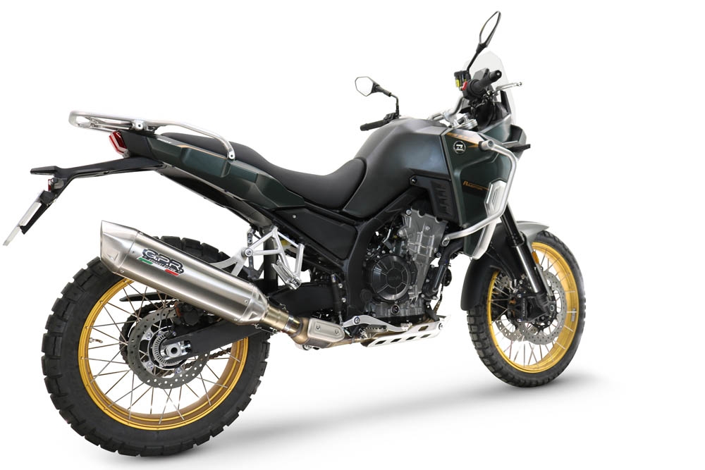 Scarico compatibile con Kove 800X 2024-2026, Furore-X Acciaio Inox, Scarico Racing, con raccordo specifico e db killer estraibile, non conforme per uso stradale
