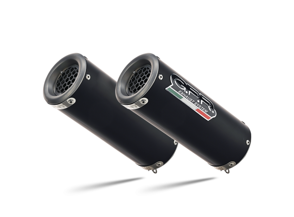Exhaust compatible with Ducati Monster 1100 2009-2010, M3 Black 