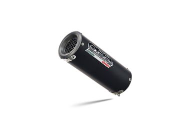 Exhaust compatible with Aprilia RS 457 2024-2025, M3 Black Titanium, Homologated legal full system exhaust, including removable db killer and catalyst 
