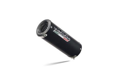 Scarico compatibile con Voge 500R 2021-2024, M3 Black Titanium, Scarico omologato, silenziatore con db killer estraibile e raccordo specifico