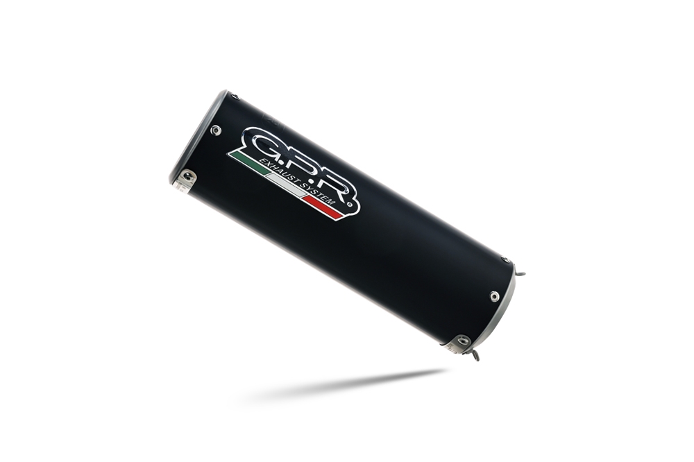 Scarico compatibile con Honda Cmx 300 Rebel 2017-2020, M3 Black Titanium, Scarico omologato, silenziatore con db killer estraibile e raccordo specifico