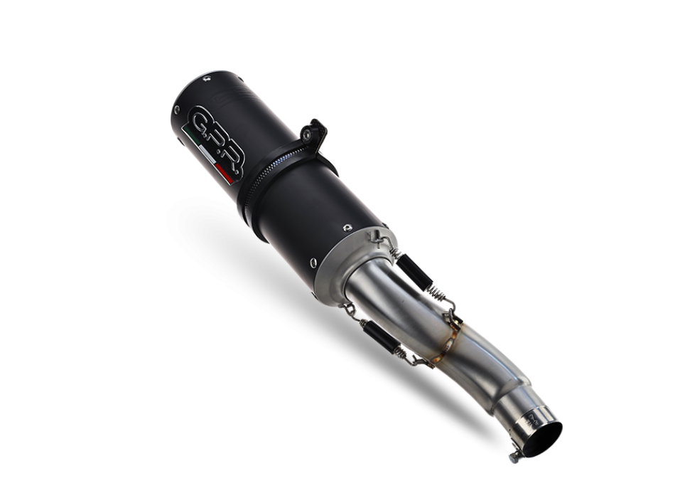 Exhaust compatible with Ducati Monster 1100 2009-2010, M3 Black 