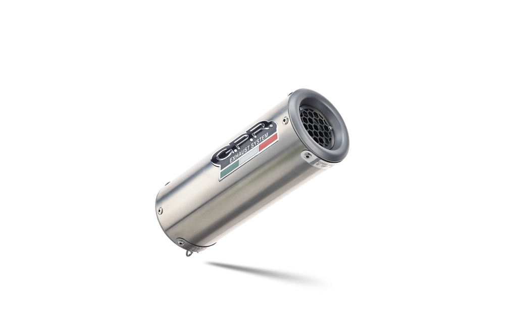 Exhaust compatible with Bmw R Nine-T 1200 -Pure -Racer -Urban G-S 2017-2023, M3 Inox , Homologated legal slip-on exhaust including removable db killer and link pipe 