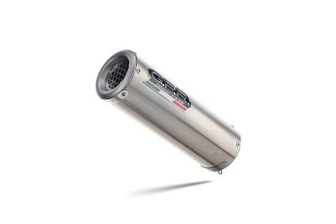 Scarico compatibile con Kawasaki Er 6 N - F 2005-2011, M3 Inox , Terminale di scarico omologato, fornito con db killer estraibile, catalizzatore e raccordo specifico