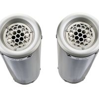 Scarico compatibile con Yamaha Yzf 1000 R1 2009-2014, M3 Inox , Coppia di terminali di scarico omologati, forniti con db killer removibili e raccordi specifici