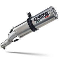 Exhaust compatible with Bmw F 800 R 2009-2014, M3 Inox , Homologated legal slip-on exhaust including removable db killer and link pipe 