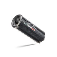 Scarico compatibile con Triumph Speed Triple 1050 2011-2015, M3 Poppy , Scarico omologato, silenziatore con db killer estraibile e raccordo specifico