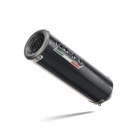 Scarico compatibile con Kawasaki Z 750 - R 2007-2014, M3 Poppy , Scarico omologato, silenziatore con db killer estraibile e raccordo specifico