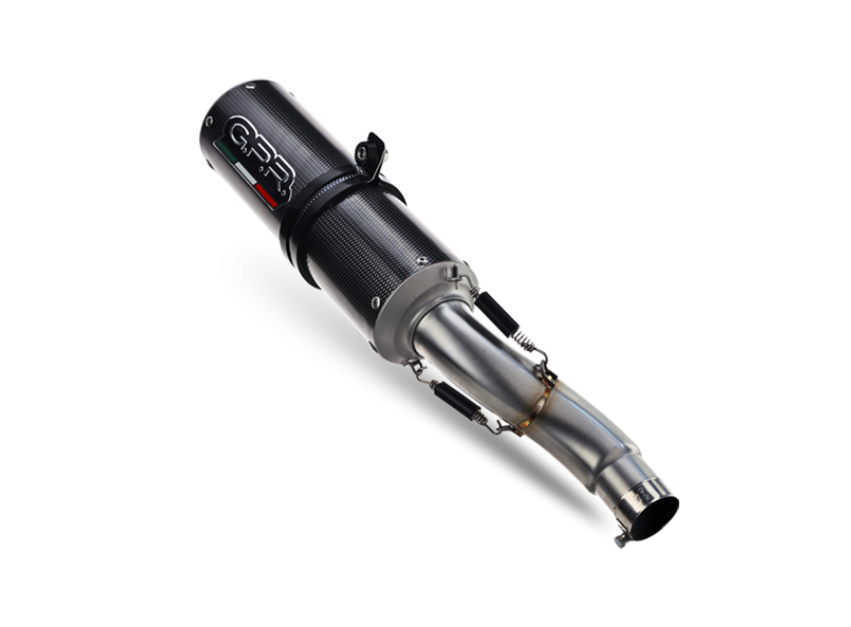 Scarico GPR compatibile con Honda Cb 400 2008 2016 M3 Poppy Scarico omologato silenziatore con db killer estraibile e raccordo specifico Marmitta Moto e Scooter Omologata GPR Born to