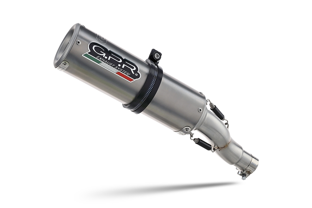 Scarico compatibile con Honda Cbr 1000 Rr 2014-2016, M3 Titanium Natural, Terminale di scarico racing, con raccordo, senza omologazione