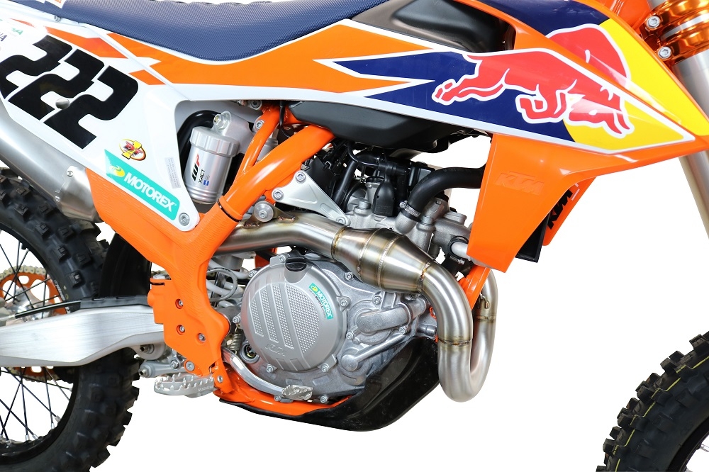 Scarico GPR compatibile con  Gas Gas MC 450F 2021-2023, Pentacross FULL Titanium, Scarico completo racing, fornito con db killer estraibile e collettore, non legale per uso stradale