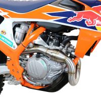 Scarico GPR compatibile con  Gas Gas MC 450F 2021-2023, Pentacross FULL Titanium, Scarico completo racing, fornito con db killer estraibile e collettore, non legale per uso stradale