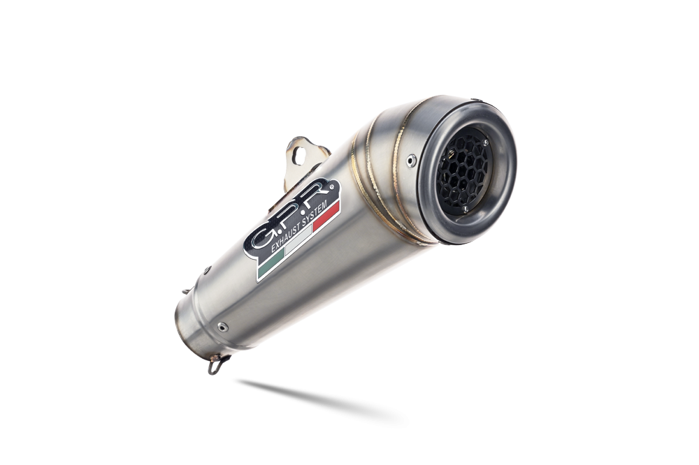 Exhaust compatible with Bmw R Nine-T 1200 -Pure -Racer -Urban G-S 2017-2023, Powercone Evo, Homologated legal slip-on exhaust including removable db killer and link pipe 