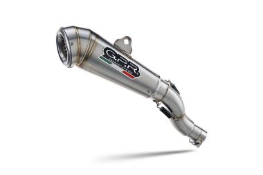 Scarico compatibile con Ducati Scrambler 800 2017-2020, Powercone Evo, Terminale di scarico omologato,fornito con db killer estraibile,catalizzatore e collettore