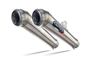 Scarico compatibile con Ducati Streetfighter 848 2011-2014, Powercone Evo, Coppia di terminali di scarico omologati, forniti con db killer removibili e raccordi specifici