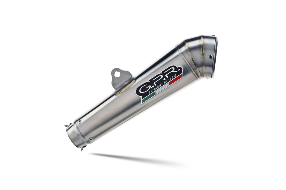 Scarico compatibile con Bmw F 800 R 2017-2019, Powercone Evo, Scarico omologato, silenziatore con db killer estraibile e raccordo specifico