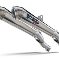 Scarico compatibile con Ducati Streetfighter 848 2011-2014, Powercone Evo, Coppia di terminali di scarico omologati, forniti con db killer removibili e raccordi specifici