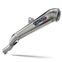 Scarico compatibile con Bmw F 800 R 2017-2019, Powercone Evo, Scarico omologato, silenziatore con db killer estraibile e raccordo specifico