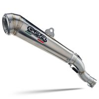Exhaust compatible with Ktm SMT 890 2025-2026, Powercone Evo, Homologated legal slip-on exhaust including removable db killer and link pipe 