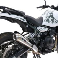 GPR exhaust compatible with  Royal Enfield Guerrilla 450  2024-2025, Powercone Evo, Homologated legal slip-on exhaust including removable db killer and link pipe 