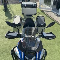 GPR TECH COMPATABILE CON BMW R 1300 GS Adventure 2023/2025 GPR TECH TRITTICO DI VALIGIE IN COLORE ARGENTO, TOP CASE 35 LT + VALIGIE LATERALI 38 LT. + 38 LT. + TELAIO SPECIFICO NERO 