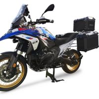 GPR TECH COMPATABILE CON BMW R 1300 GS 2023/2025 GPR TECH TRITTICO DI VALIGIE IN COLORE NERO, TOP CASE 45 LT + VALIGIE LATERALI 38 LT. + 38 LT. + TELAIO SPECIFICO 