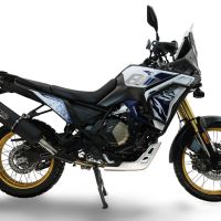 Scarico GPR compatibile con  Voge DS 800 Rally 2025-2026, Ghisa , Scarico omologato, silenziatore con db killer estraibile e raccordo specifico