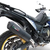 Scarico GPR compatibile con  Voge DS 800 Rally 2025-2026, Ghisa , Scarico omologato, silenziatore con db killer estraibile e raccordo specifico