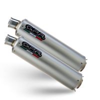 Scarico GPR compatibile con  Ducati Monster S2R  2004-2007, Inox Tondo, Coppia di terminali di scarico omologati, forniti con db killer removibili e raccordi specifici