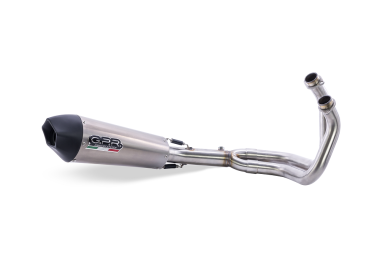 Exhaust compatible with Kawasaki Ninja 400 2018-2022, Gpe Ann. titanium, Racing full system exhaust 