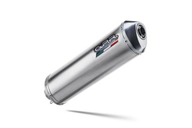 Scarico compatibile con Bmw F 650 Cs Scarver 2001-2006, Satinox , Scarico omologato, silenziatore con db killer estraibile e raccordo specifico