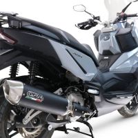GPR exhaust compatible with  Sym ADX 300 2024-2026, Furore-X Scooter, Slip-on including silencer approved for noise,db killer and catalyst compliant for inspection 