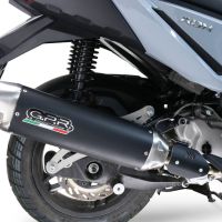 GPR exhaust compatible with  Sym ADX 300 2024-2026, Furore-X Scooter, Slip-on including silencer approved for noise,db killer and catalyst compliant for inspection 