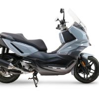 GPR exhaust compatible with  Sym ADX 300 2024-2026, Furore-X Scooter, Racing slip-on exhausts including link pipe and removable db killer 