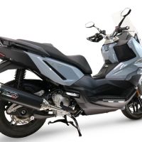 GPR exhaust compatible with  Sym ADX 300 2024-2026, Furore-X Scooter, Racing slip-on exhausts including link pipe and removable db killer 