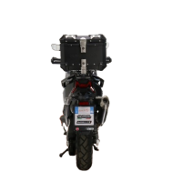 TOP CASE - BAULETTO GPR TECH COMPATABILE CON Bmw G 310 Gs 2017/2021 e4 GPR TECH BAULETTO TOP CASE ALPI-TECH 26 LT, COLORE NERO CON PIASTRA SPECIFICA 