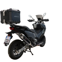 TOP CASE - BAULETTO GPR TECH COMPATABILE CON Bmw G 310 Gs 2017/2021 e4 GPR TECH BAULETTO TOP CASE ALPI-TECH 35 LT. COLORE NERO CON PIASTRA SPECIFICA 