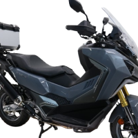 TOP CASE - BAULETTO GPR TECH COMPATABILE CON Bmw G 310 Gs 2017/2021 e4 GPR TECH BAULETTO TOP CASE ALPI-TECH 35 LT. COLORE ARGENTO CON PIASTRA SPECIFICA 