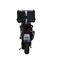 TOP CASE - BAULETTO GPR TECH COMPATABILE CON Bmw G 310 Gs 2017/2021 e4 GPR TECH BAULETTO TOP CASE ALPI-TECH 45 LT. COLORE NERO CON PIASTRA SPECIFICA 