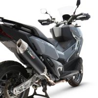 GPR exhaust compatible with  Sym ADX TG 400 2024-2026, Furore-X Scooter, Slip-on including silencer approved for noise,db killer and catalyst compliant for inspection 