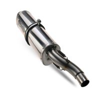 Scarico compatibile con Yamaha Xt 660 X-R 2004-2014, Trioval, Scarico completo omologato,fornito con db killer estraibile,catalizzatore e collettore