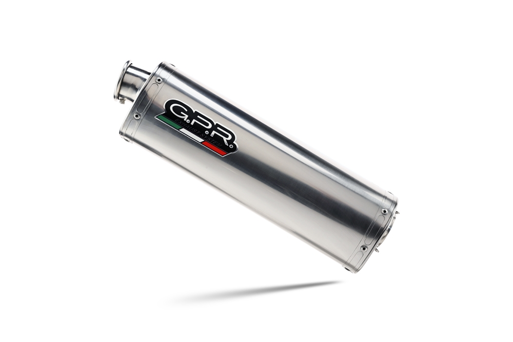 Exhaust compatible with Honda Hornet Cb 600 F 2003-2006, Trioval, Homologated legal slip-on exhaust including removable db killer, link pipe and catalyst 